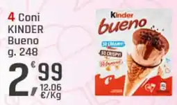 Supermercati Dok Coni KINDER Bueno offerta