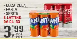 Supermercati Dok Coca cola - fanta - sprite offerta