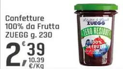 Supermercati Dok Confetture 100% da Frutta ZUEGG offerta