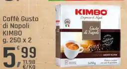 Supermercati Dok Caffè Gusto di Napoli KIMBO offerta