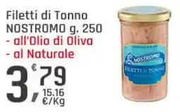 Supermercati Dok Filetti di Tonno NOSTROMO offerta