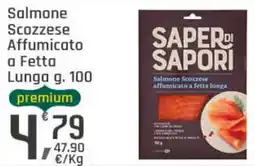 Supermercati Dok Salmone Scozzese Affumicato a Fetta Lunga offerta