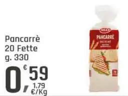 Supermercati Dok Pancarrè 20 Fette SELEX offerta