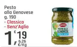Supermercati Dok Pesto alla Genovese SELEX offerta