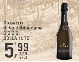 Supermercati Dok Prosecco di Valdobbiadene D.O.C.G. BOLLA offerta