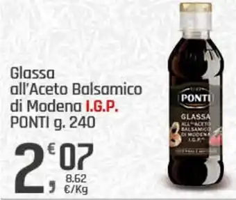 Supermercati Dok Glassa all'Aceto Balsamico di Modena I.G.P. PONTI offerta