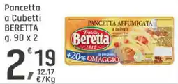 Supermercati Dok Pancetta a Cubetti BERETTA offerta