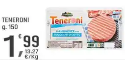 Supermercati Dok Teneroni hamburger prosciutto cotto offerta