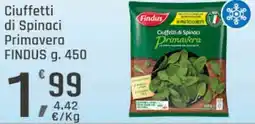 Supermercati Dok Ciuffetti di Spinaci Primavera FINDUS offerta