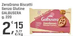 Supermercati Dok ZeroGrano Biscotti Senza Glutine GALBUSERA offerta