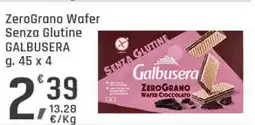 Supermercati Dok ZeroGrano Wafer Senza Glutine GALBUSERA offerta