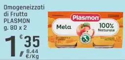 Supermercati Dok Omogeneizzati di Frutto PLASMON offerta