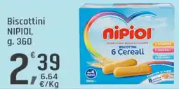 Supermercati Dok Biscottini NIPIOL offerta