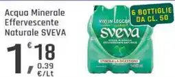 Supermercati Dok Acqua Minerale Effervescente Naturale SVEVA offerta