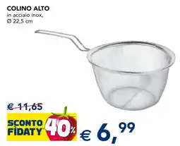 Esselunga Colino alto in acciaio inox offerta
