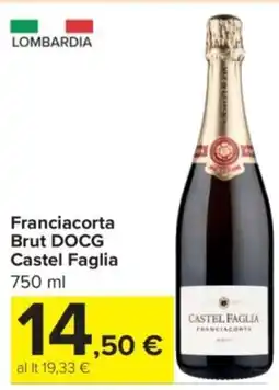 Carrefour Market Franciacorta Brut DOCG Castel Faglia offerta