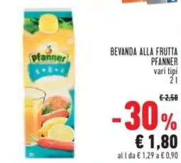 Conad Bevanda alla frutta PFANNER offerta