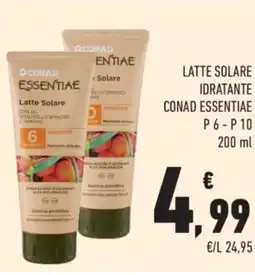 Conad Latte solare essentiae CONAD ESSENTIAE P 6 - P 10 offerta