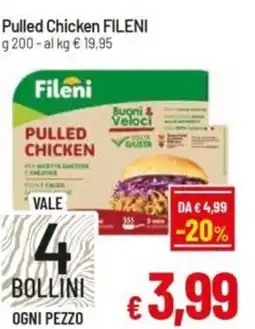 IperFamila Pulled chicken FILENI offerta