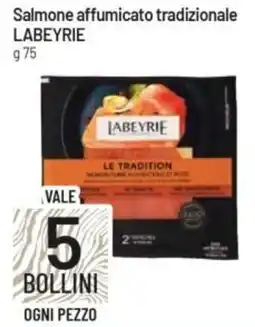 IperFamila Salmone affumicato tradizionale LABEYRIE offerta