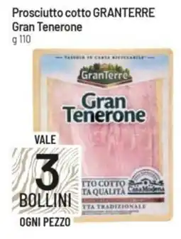 IperFamila Prosciutto cotto GRANTERRE Gran Tenerone offerta
