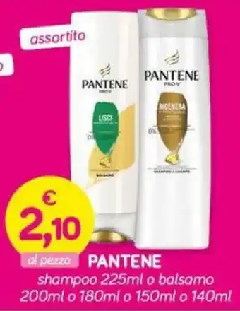 Maxi Supermercati Pantene Shampoo/Balsamo 225/200/180/140ml offerta