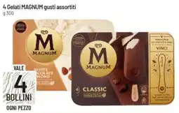 IperFamila 4 Gelati MAGNUM gusti assortiti offerta