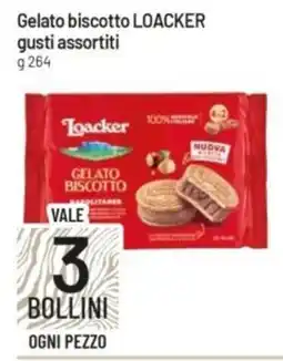 IperFamila Gelato biscotto LOACKER gusti assortiti offerta