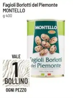 IperFamila Fagioli Borlotti del Piemonte MONTELLO offerta