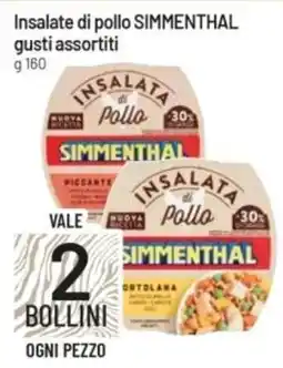 IperFamila Insalate di pollo SIMMENTHAL gusti assortiti offerta