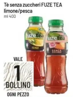 IperFamila Tè senza zuccheri FUZE TEA limone/pesca offerta