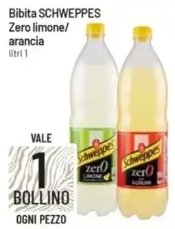 IperFamila Bibita SCHWEPPES Zero limone/ arancia offerta
