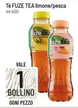IperFamila Te FUZE TEA limone/pesca offerta
