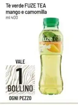 IperFamila Tè verde FUZE TEA mango e camomilla offerta