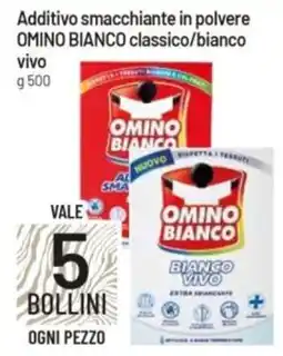 IperFamila Additivo smacchiante in polvere OMINO BIANCO classico/bianco vivo offerta