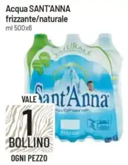 IperFamila Acqua SANT'ANNA frizzante/naturale offerta