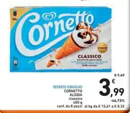 Spazio Conad CORNETTO ALGIDA classico offerta