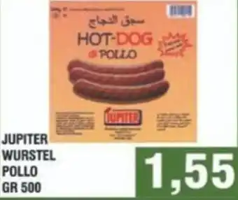 Bitar Jupiter wurstel pollo offerta