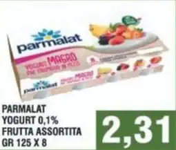 Bitar Parmalat yogurt 0,1% frutta assortita offerta