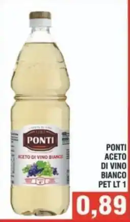 Bitar Ponti aceto di vino bianco pet offerta
