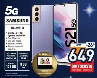 Unieuro Galaxy s21 5g offerta