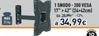 Unieuro Supporto tv offerta