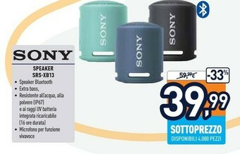 Unieuro Speaker offerta