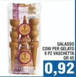 Bitar Galasso coni per gelato offerta