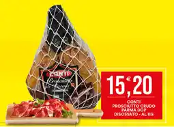Vantaggio Cash&Carry Conti prosciutto crudo parma dop disossato offerta