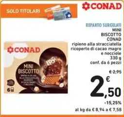Spazio Conad MINI BISCOTTO CONAD offerta