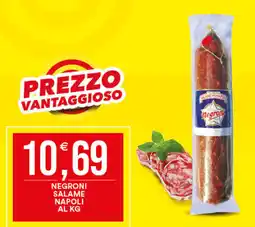 Vantaggio Cash&Carry Negroni salame napoli offerta