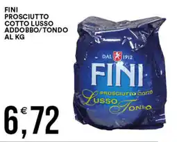 Fini prosciutto cotto lusso addobbo/tondo