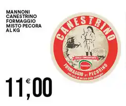 Vantaggio Cash&Carry Mannoni canestrino formaggio misto pecora offerta