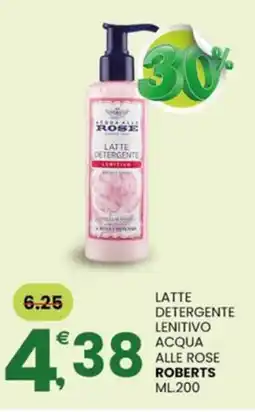 Eurospar Latte detergente lenitivo acqua alle rose roberts offerta